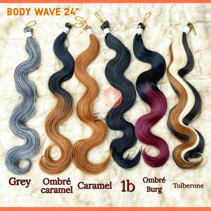 Body Wave Silky Braids 24"