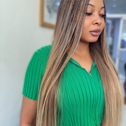 Weft Bone Straight Weave 26"