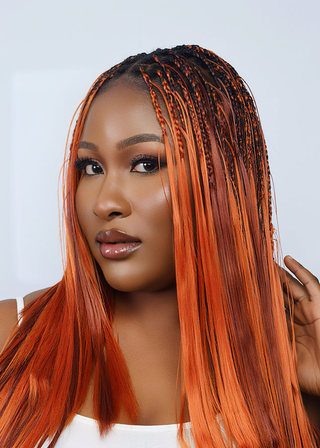 Silky bone straight braiding hair 22"