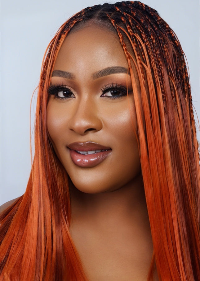 Silky bone straight braiding hair 22"